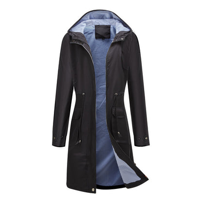 Waterproof Hooded Long Coat