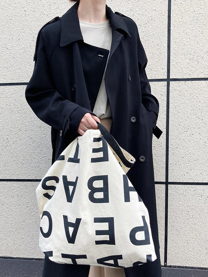 Draping Loose Trench Coat