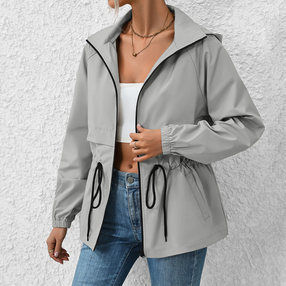 Waterproof Hooded Raincoat Jacket