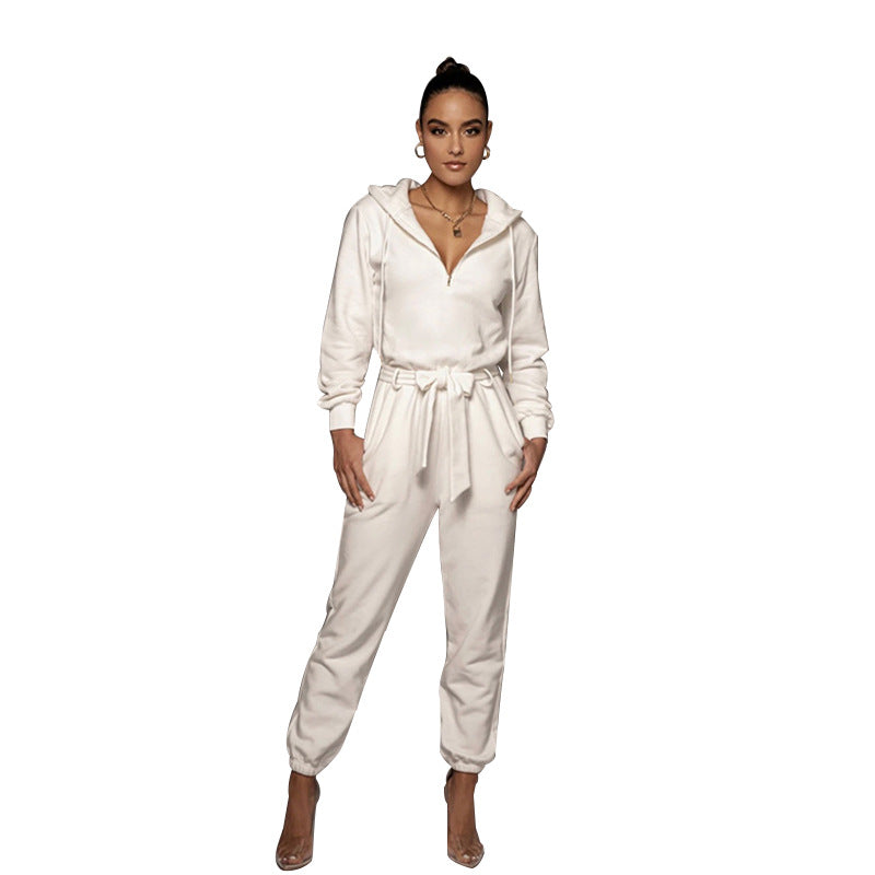 Urban Hooded Casual Women Jumpsuit