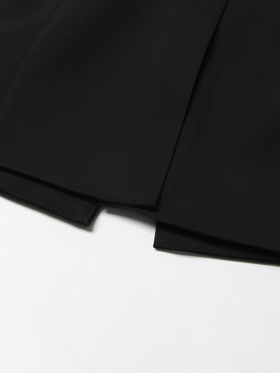 Solid Color Slimming Long Coat