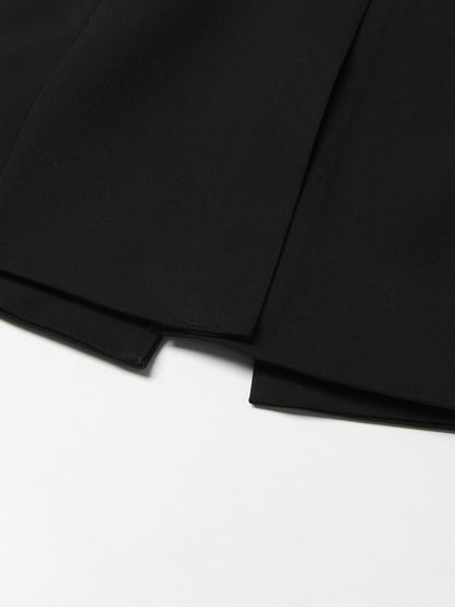 Solid Color Slimming Long Coat