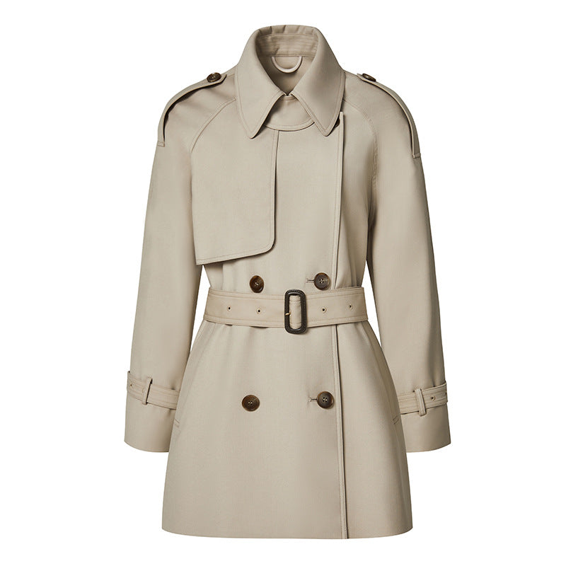 Elegant Mid-Length Trench Coat
