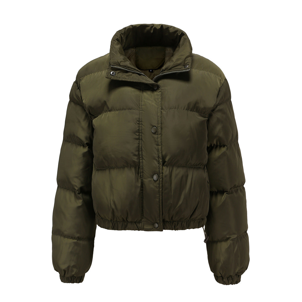 Long Sleeve High Collar Padded Jacket