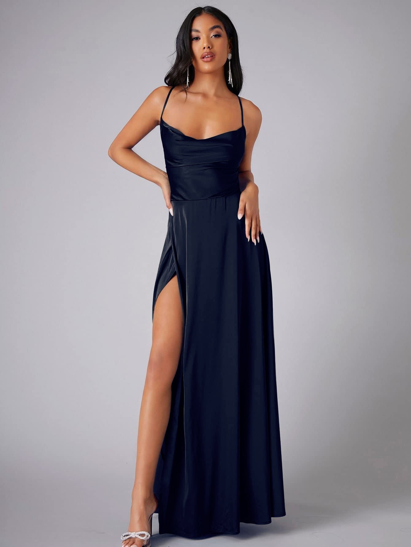 Solid Sexy Special Occasion Dress
