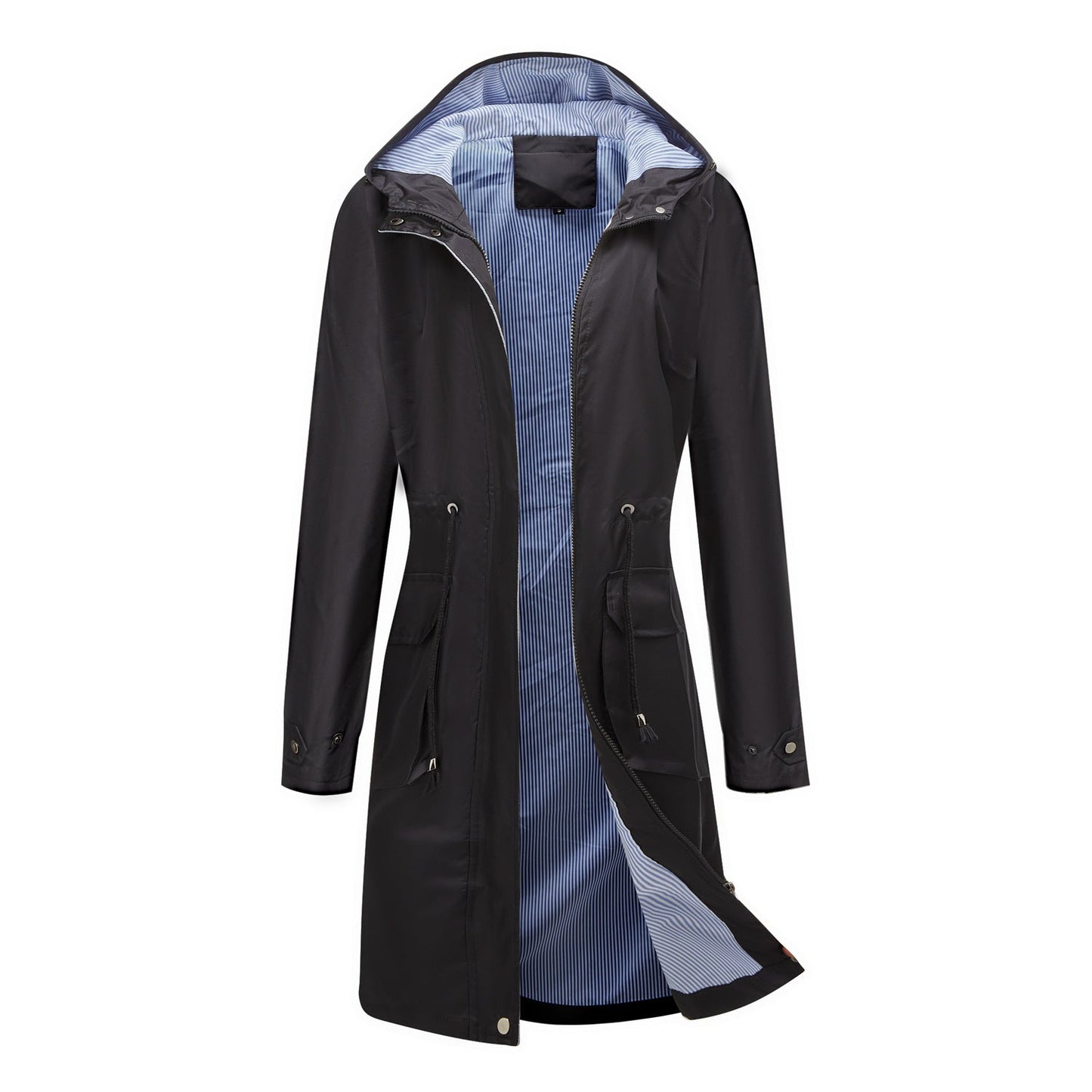 Waterproof Hooded Long Coat
