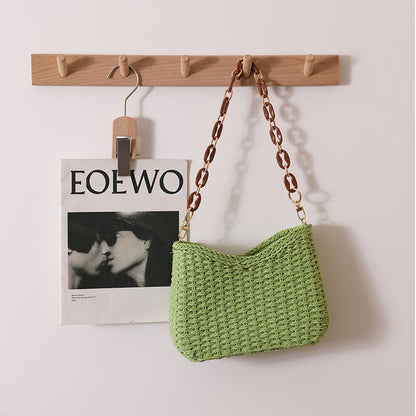 Hand Crochet Woven Bag Shoulder Mini Messeneger Bag
