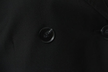 Plaid Leather Trench Coat