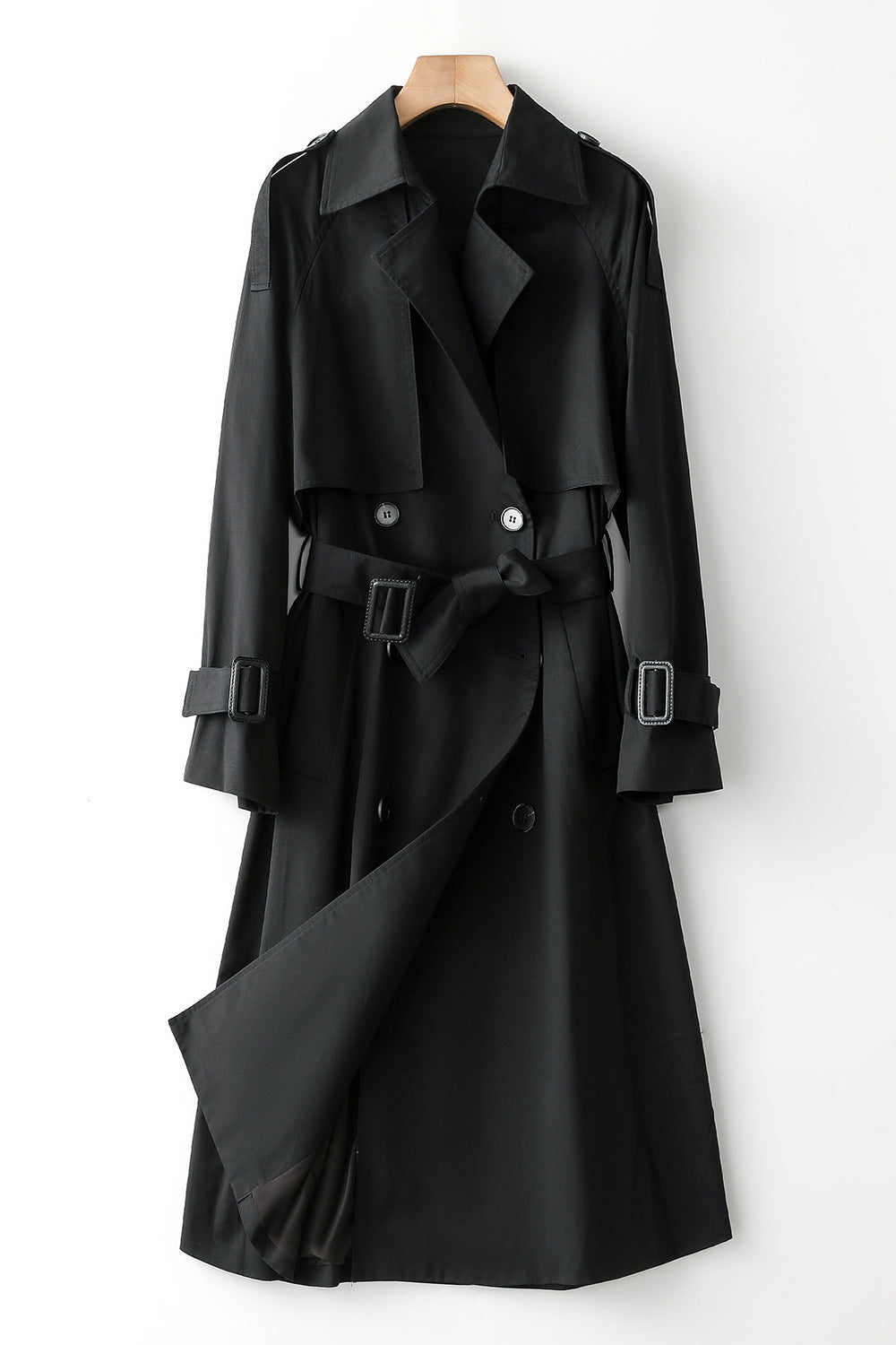 Khaki Trench Long Coat