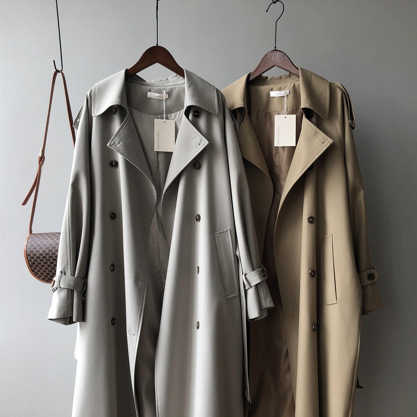 Elegant Loose-Fit Trench Coat