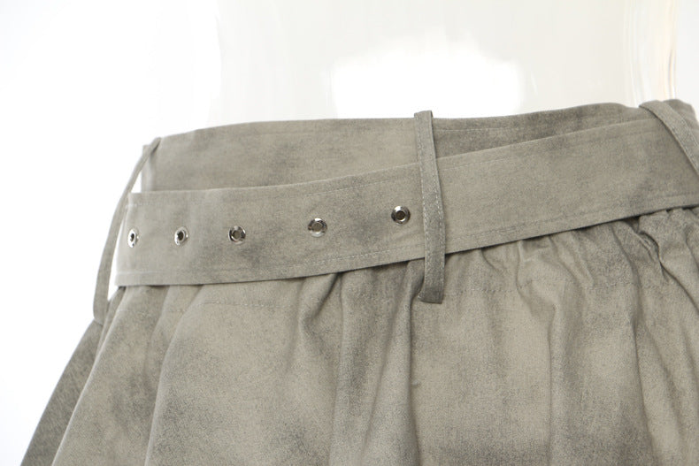 Camouflage Ink Skirt Suit