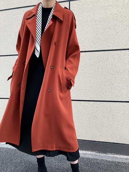 Draping Loose Trench Coat