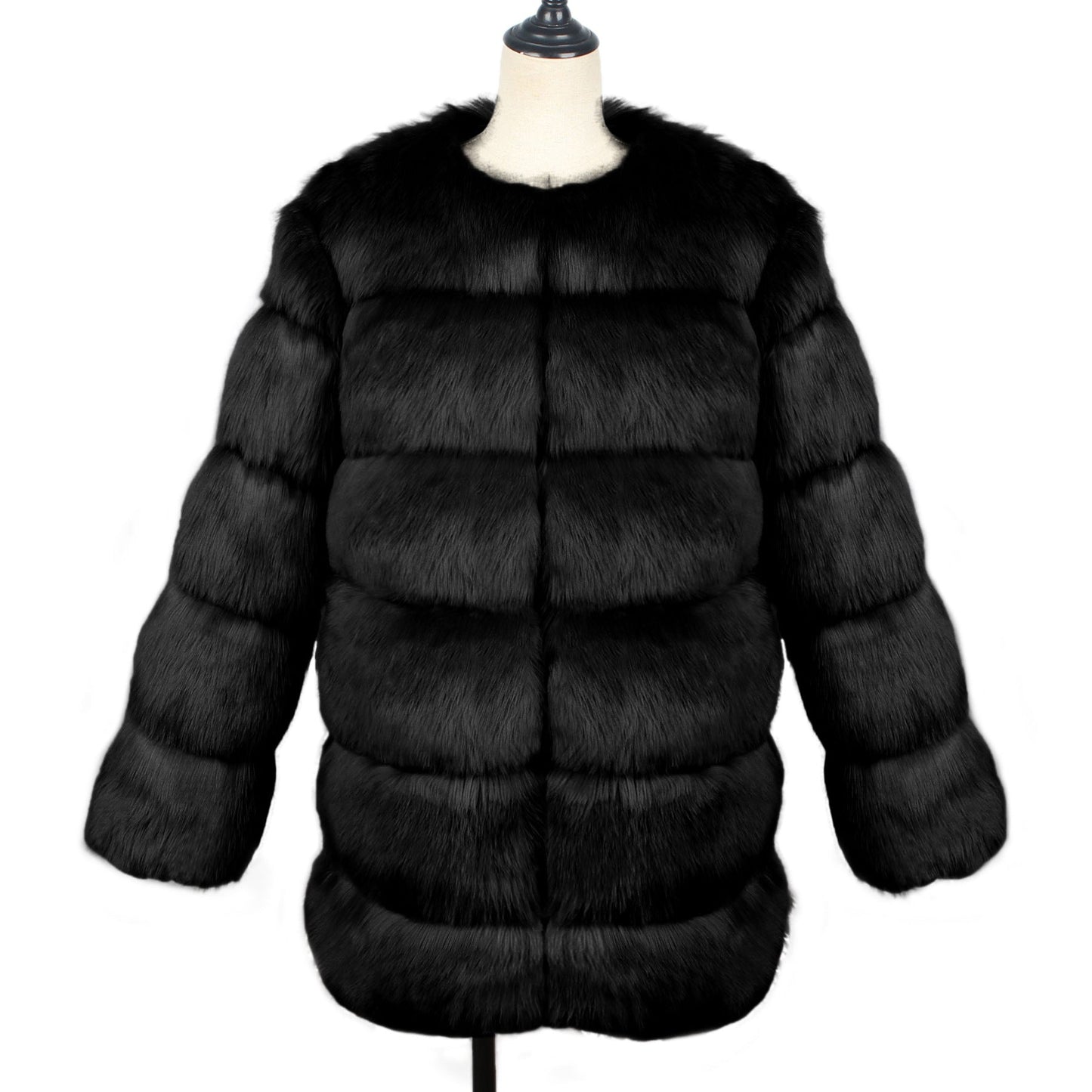 Faux Fur Long Coat