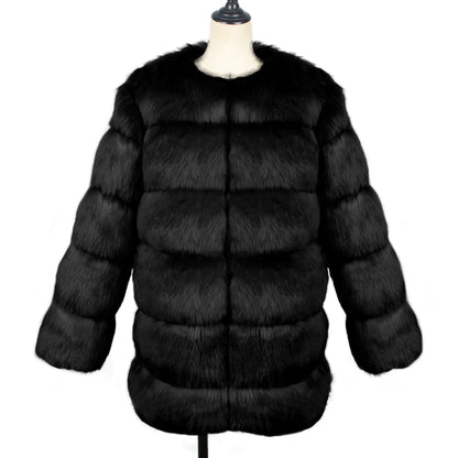 Faux Fur Long Coat