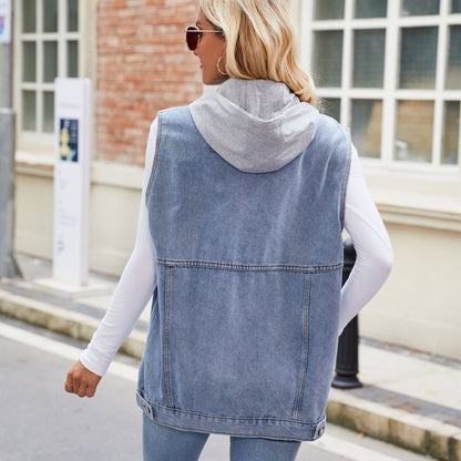 Summer Denim Sleeveless Vest
