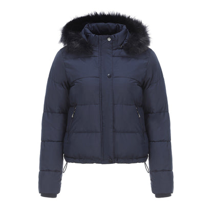 Long Sleeves Cotton Padded Hooded Jacket