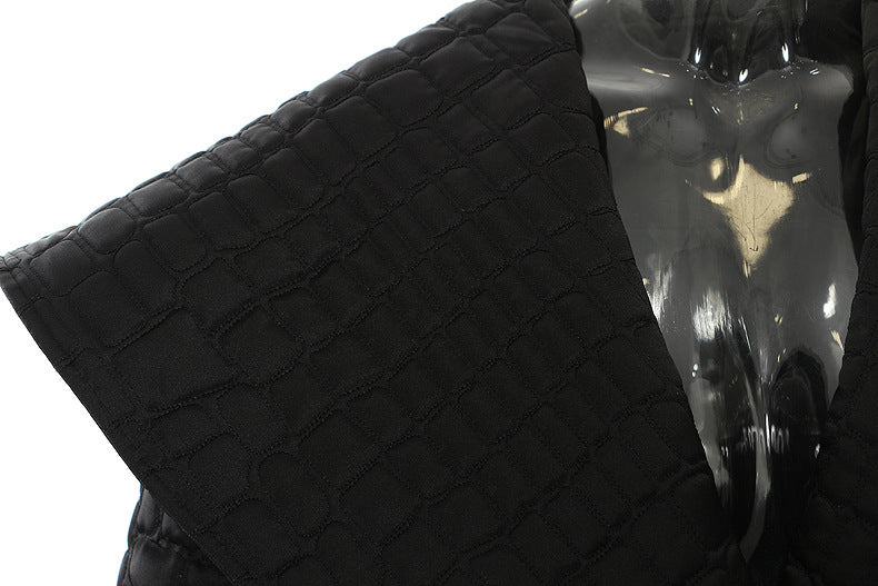 Quilted Cotton Cloak Coat