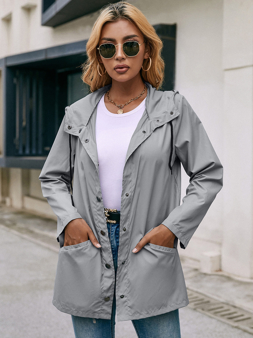 Waterproof Hooded Raincoat