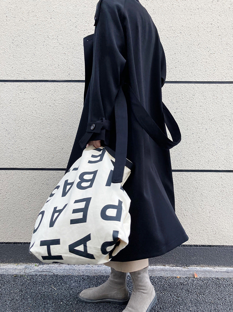 Draping Loose Trench Coat