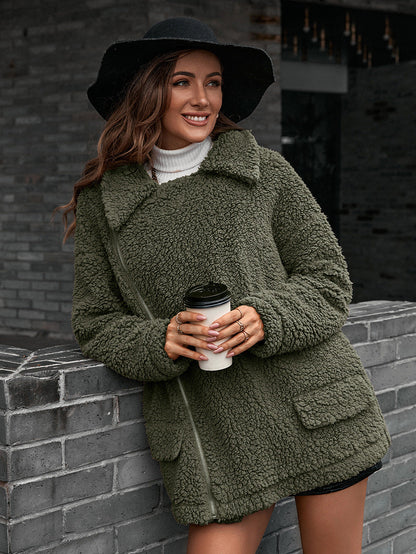 Bubble Velvet Furry Jacket