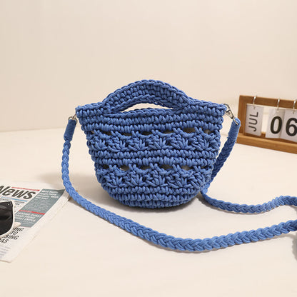Crossbody Rope Cotton Thread Woven Bag Crochet