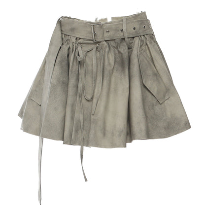 Camouflage Ink Skirt Suit