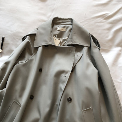 Elegant Loose-Fit Trench Coat