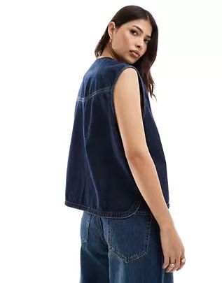Rope Sleeveless Denim