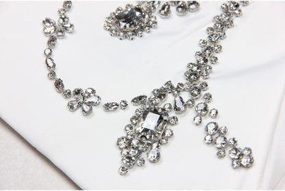 Rhinestone Sleeveless Business Vest