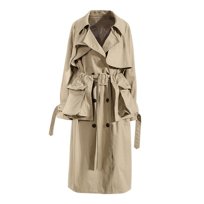 Khaki Cotton Trench Coat