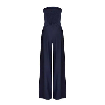 Open Back Slim Fit Jumpsuit