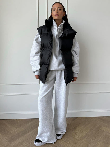 Cotton Loose Vest Jacket