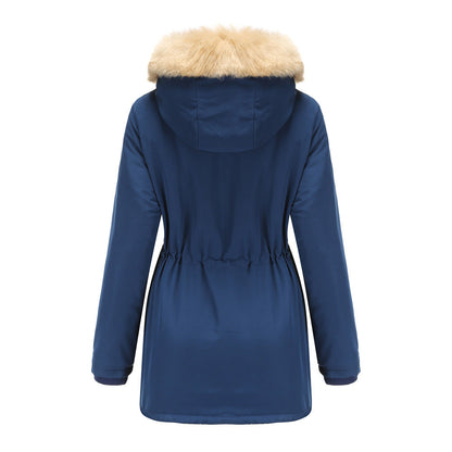 Lambskin Fleece Padded Loose Parkas