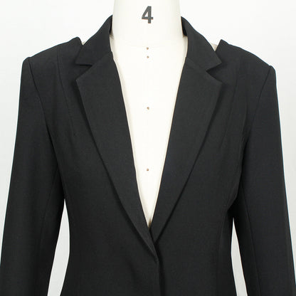 Backless Diamond Chain Blazer
