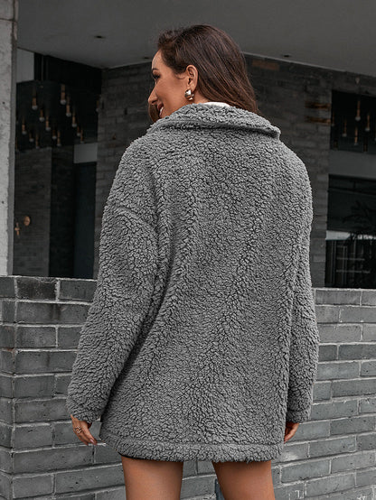 Bubble Velvet Furry Jacket