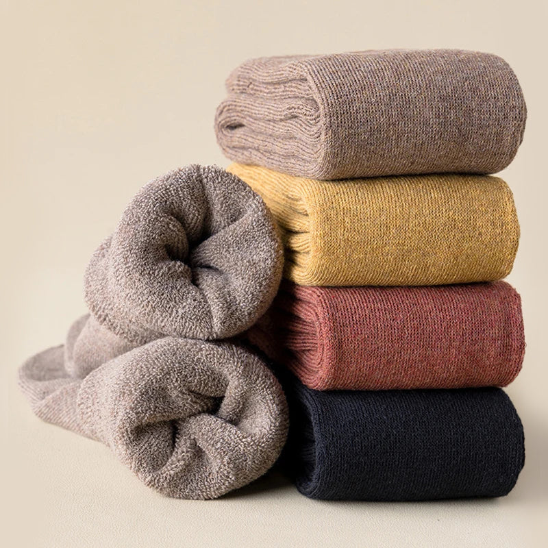 Pack of Women’s Solid Color Mid Calf Knit Socks