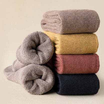 Pack of Women’s Solid Color Mid Calf Knit Socks