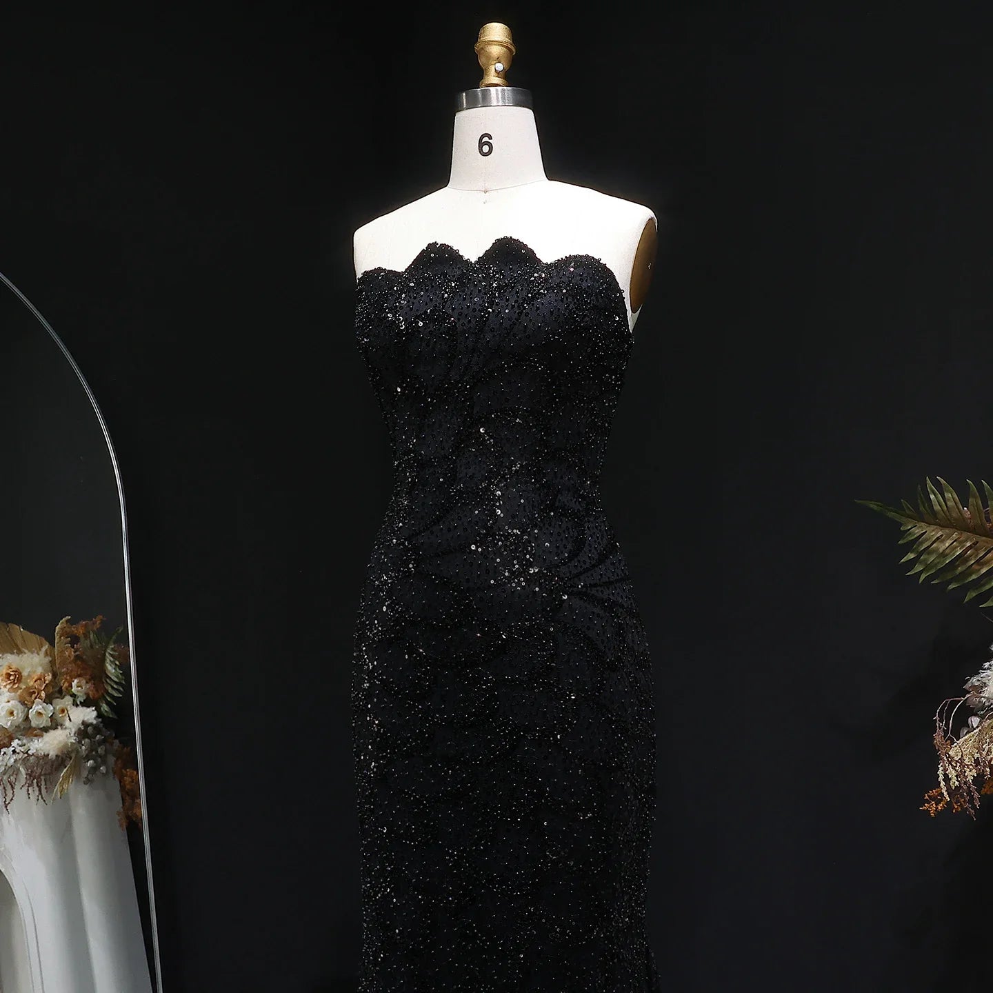 Annina Strapless Evening Gown
