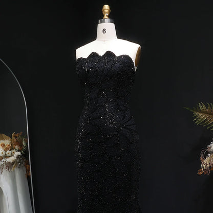 Annina Strapless Evening Gown