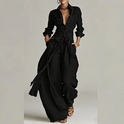 Regent Belted Pants Suit