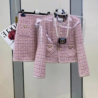 Ludovica Tweed Jacket Set