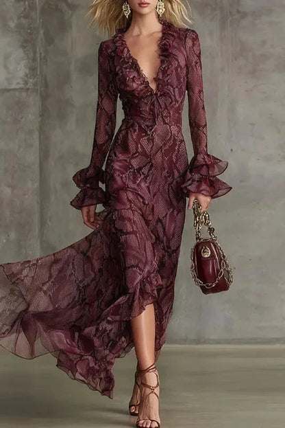Jinx Snake Print Dress