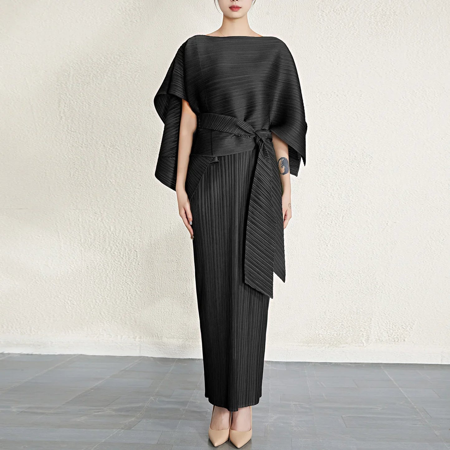Aglaia Pleated Dress Set