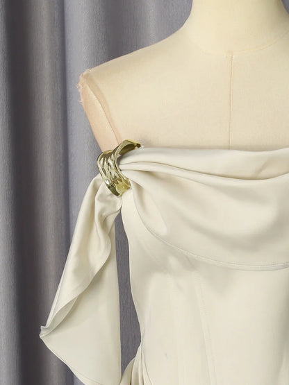 Majesty Satin Mini Dress
