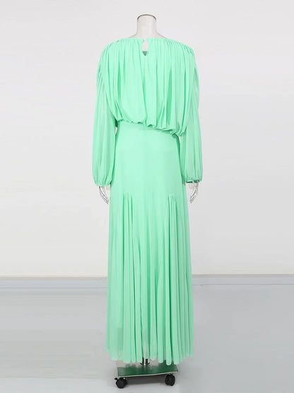 Domitia High Waist Maxi Dress