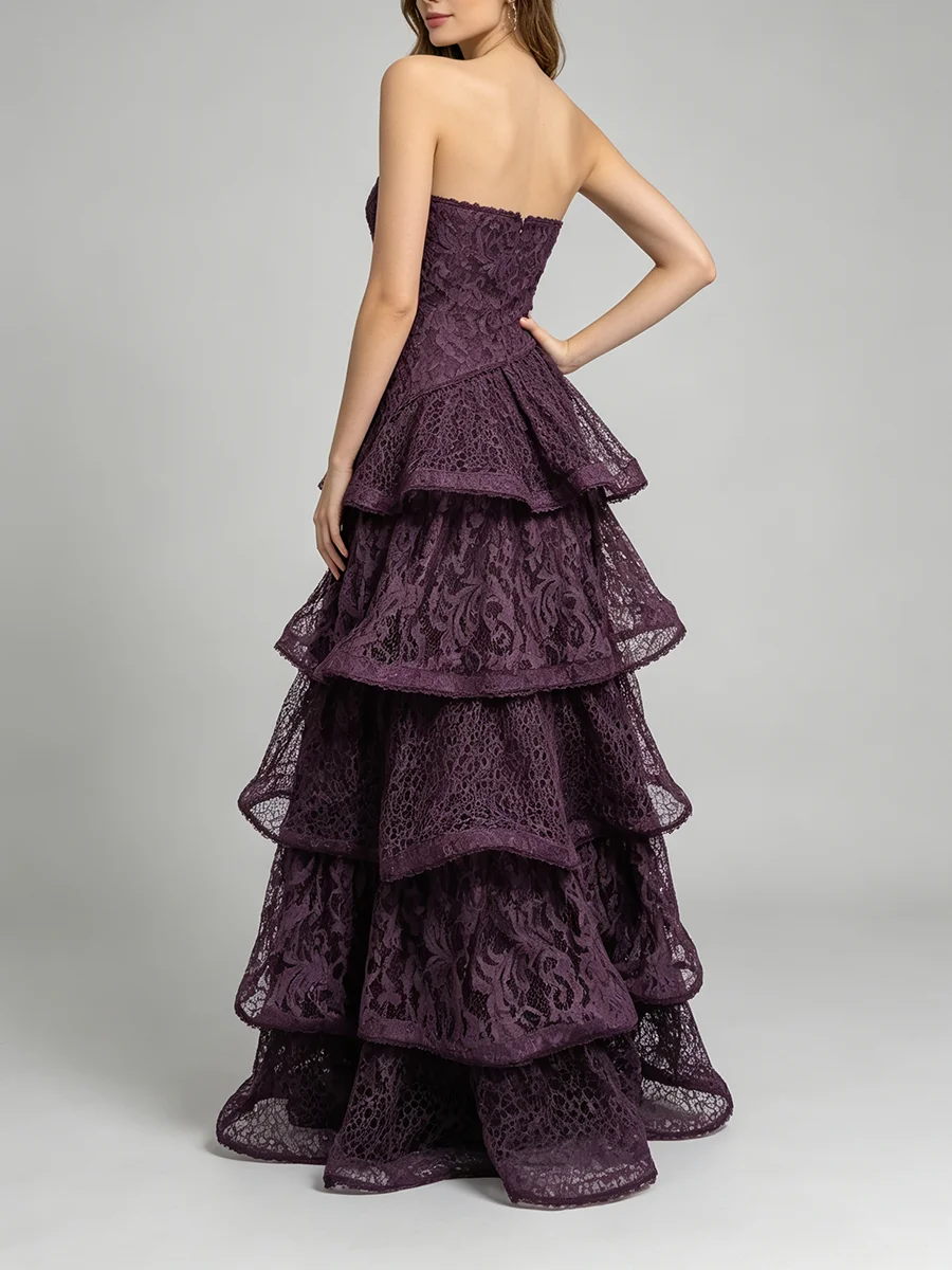 Shadow Lace Maxi Dress