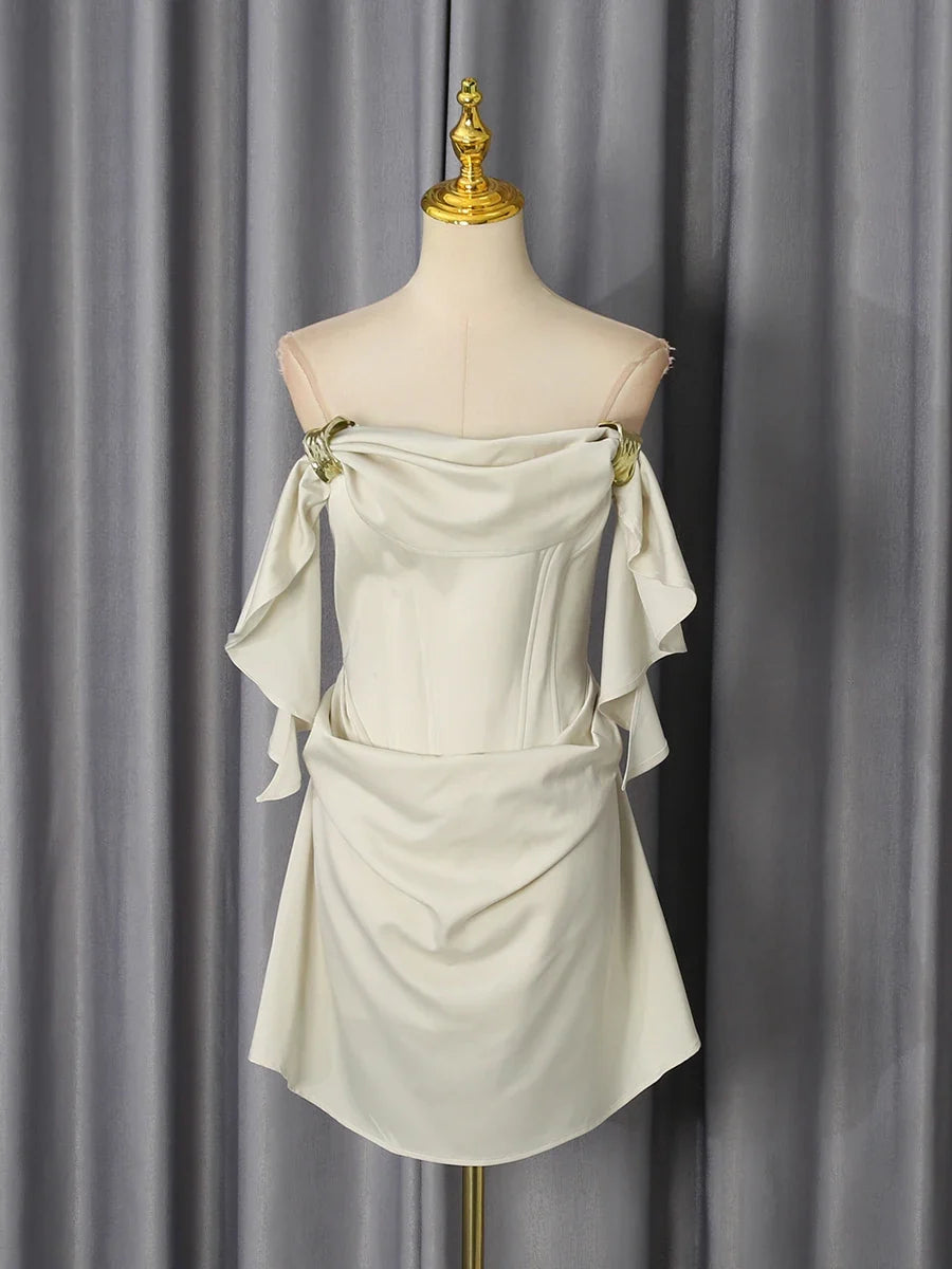 Majesty Satin Mini Dress
