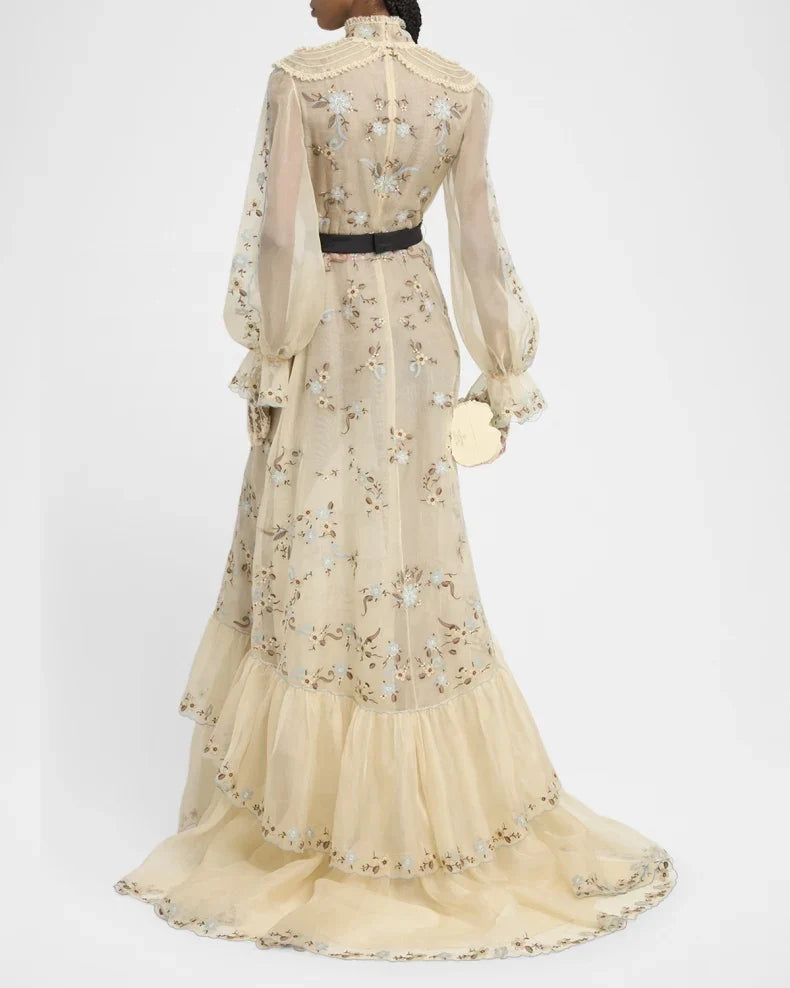 Letizia Ruched Lace Dress