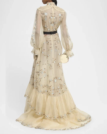 Letizia Ruched Lace Dress