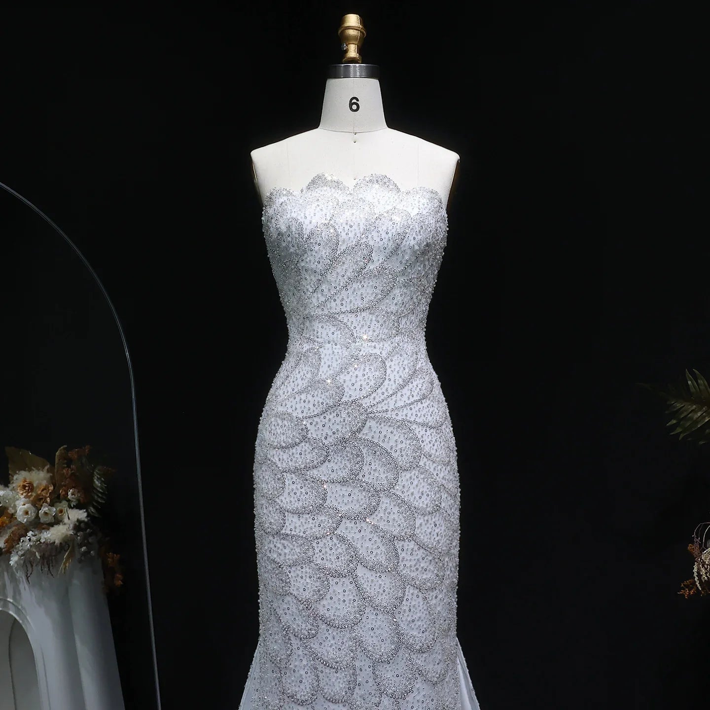 Annina Strapless Evening Gown